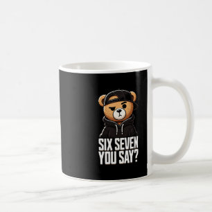 Mug 67 Mème 6 7 Nombres Ours Six Sept Drôle Garçons En