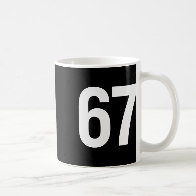 Mug 67 Meme Alpha Gen-z Aura Style Énergétique  (Droite)