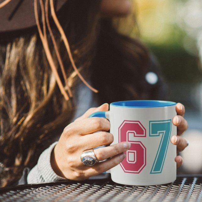 Mug 67 Mème amusant Six Sept Gen Alpha (Créateur téléchargé)