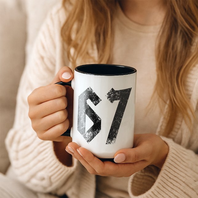 Mug 67 Mème amusant Six Sept Gen Alpha (Créateur téléchargé)
