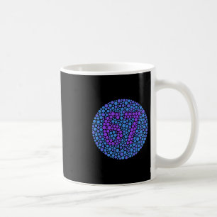 Mug 67 Meme Caché Tendance Gen Z Alpha Six Seven 6 7