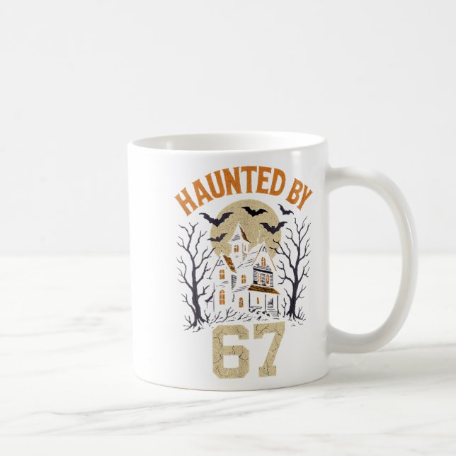 Mug 67 Meme Costume Halloween Hanter par 6-7 Brainrot  (Droite)