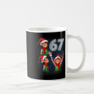 Mug 67 Meme Elfe Hurle à la Lune Parodie Drôle Chris