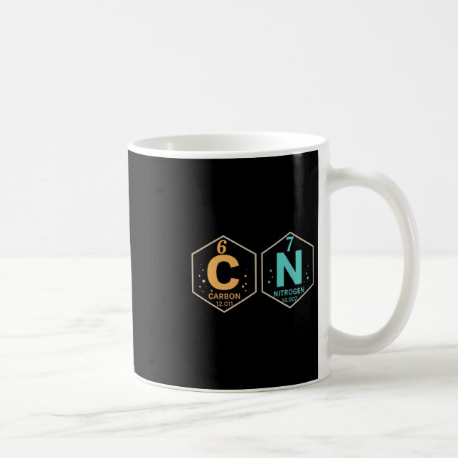 Mug 67 Meme Funny Teacher Science Periodic Table Retro (Droite)