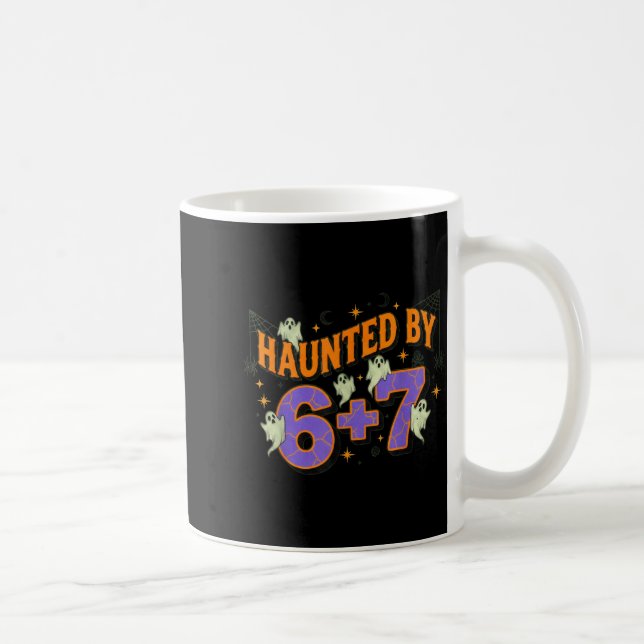 Mug 67 Meme Halloween Costume Haunted By 6-7  (Droite)