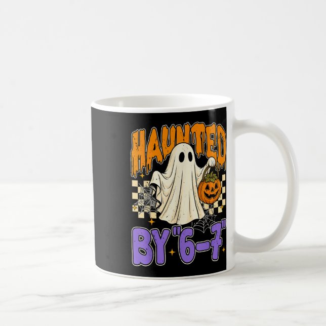 Mug 67 Meme Halloween Hanté- Fantôme et citrouille drô (Droite)
