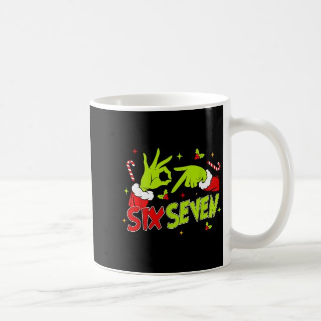 Mug 67 Meme Humour 6-7 Drôle Six Sept Noël  (Droite)