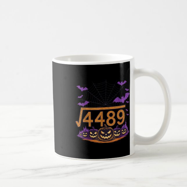 Mug 67 Meme Racine Carrée 4489 Argot Math Halloween Co (Droite)