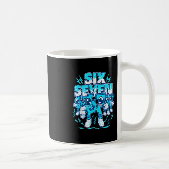 Mug 67 Meme Six Seven 6 7 Italien Brainrot Anniversair (Droite)
