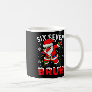 Mug 67 Meme Six Seven Bruh Dabbing Père Noël Drôle de 