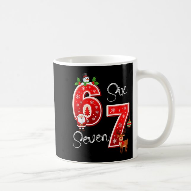 Mug 67 Meme Six Seven Christmas Pajamas For Women Men  (Droite)