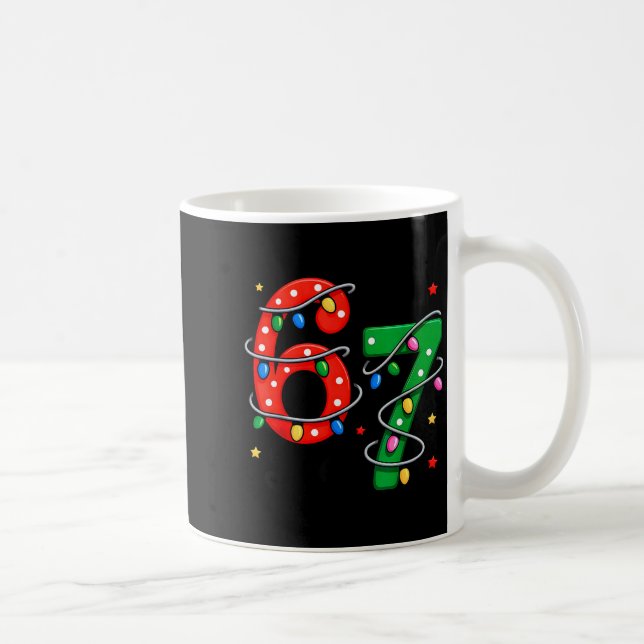 Mug 67 Meme Six Seven Funny Christmas Pajamas Boys Gir (Droite)