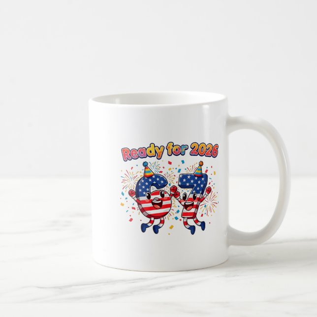 Mug 67 Meme Six Seven Funny New Year 2026 Party Men Wo (Droite)