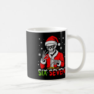 Mug 67 Meme Six Seven Squelette Père Noël Noël Drôle G