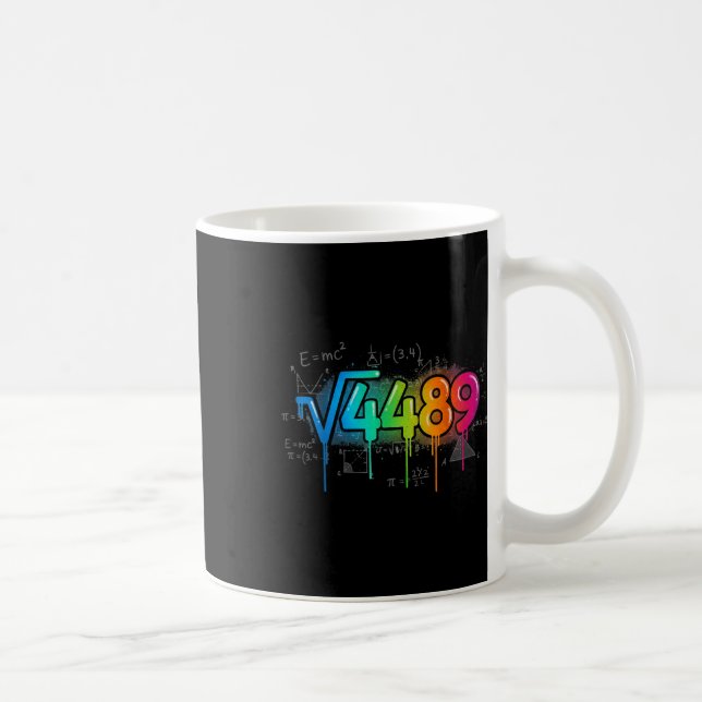 Mug 67 Meme Square Root 4489 Drip Six Seven Math Teach (Droite)