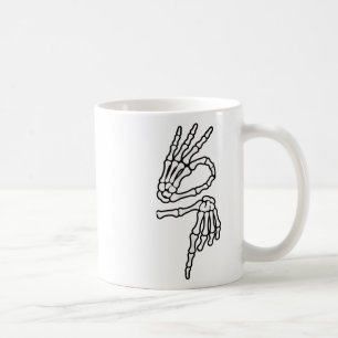 Mug 67 Meme Squelette Main 6 7 Halloween Six Sept _1