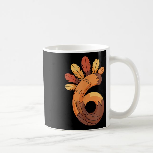 Mug 67 Meme Thanksgiving Day de la dinde drôle duo ass (Droite)