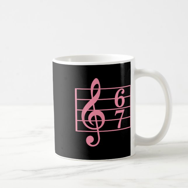 Mug 67 Musique Mème Argot Six Sept Professeur de Musiq (Droite)