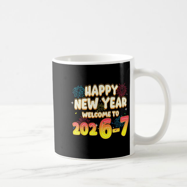 Mug 67 New Year's Eve - Happy New Year 2026-7 Funny 67 (Droite)