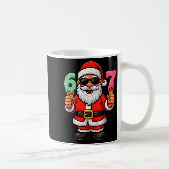 Mug 67 Noël Drôle Six Sept Glace Meme 67 Noël (Droite)