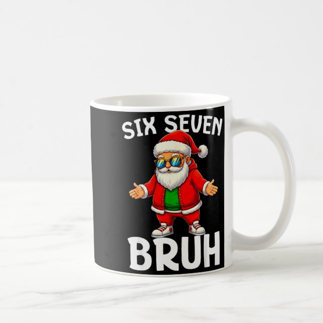 Mug 67 Noël Drôle Six Sept Mème Brainrot Père Noël K (Droite)