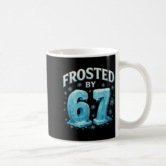 Mug 67 Noël Glace Givre Froid 6 7 Internet Mème Xmas (Droite)