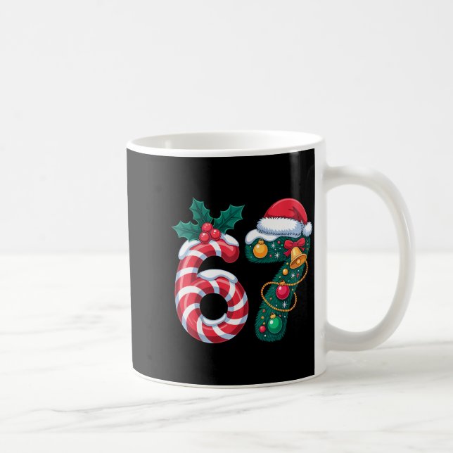 Mug 67 Pajama Holiday Shirt 6 7 Meme Funny 67 Christma (Droite)
