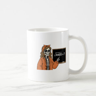 Mug 67 Prof de maths Squelette Halloween Racine 4489 D