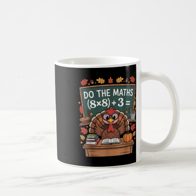 Mug 67 Prof de remerciement de Thanksgiving Dinde Six  (Droite)