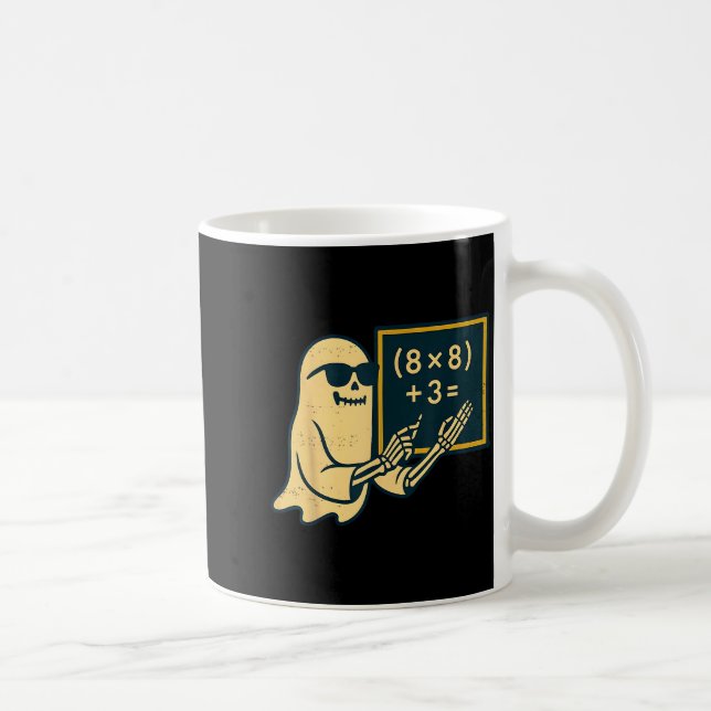 Mug 67 Professeur Halloween Squelette Fantôme Six Sept (Droite)