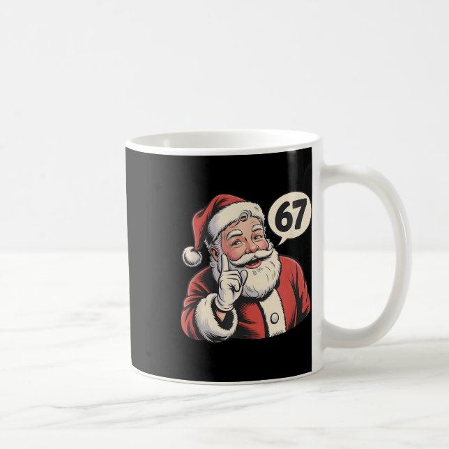 Mug 67 Santa Christmas Six Seven Meme  (Droite)