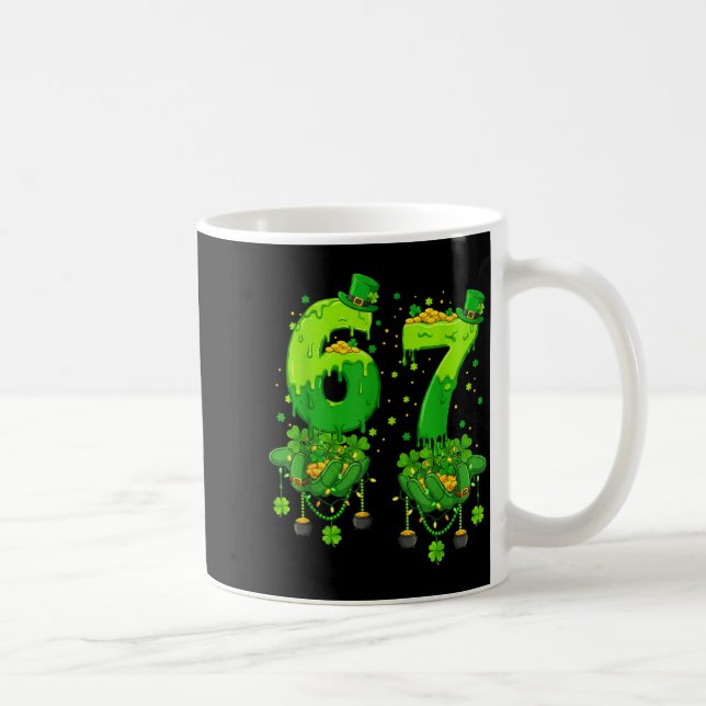 Mug 67 Shamrocks Mèmes Six Sept Shamrocks 6-7 St-Patri (Droite)
