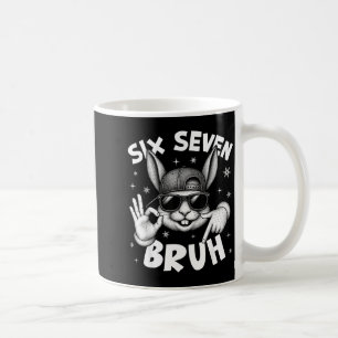 Mug 67 Six Seven Bruh Lapin Mignon Visage Avec Lunette
