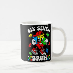 Mug 67 six seven bruh sensibilisation à l'autisme puzz