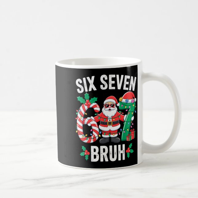 Mug 67 Six Seven Burh Noël 6 7 Meme Pyjama Gén A (Droite)