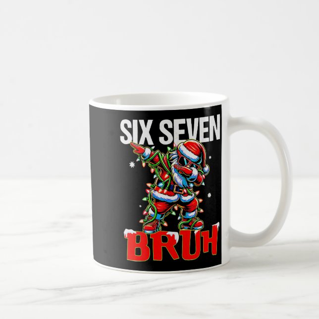 Mug 67 Six Seven Burh Père Noël Noël 6 7 Mème Hommes F (Droite)
