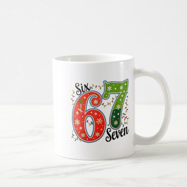 Mug 67 Six Seven Christmas Funny Meme 67 Couples Chris (Droite)