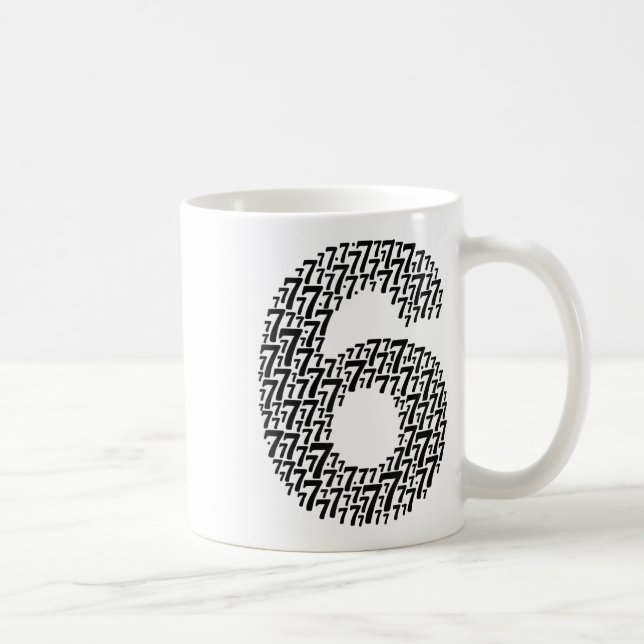 Mug 67 Six Seven Cool Conception Correspondant 6 Et 7  (Droite)