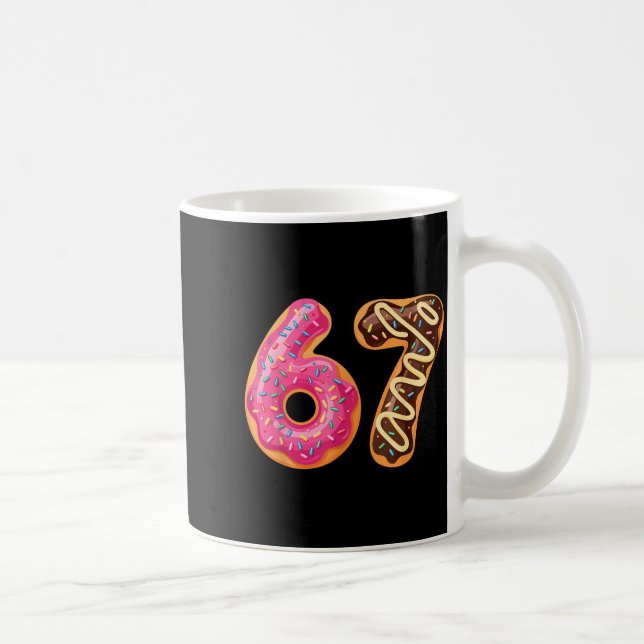 Mug 67 Six Seven Donut Mème Drôle De Sprinkles Sucrés  (Droite)