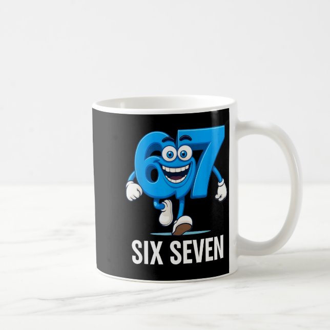 Mug 67 Six Seven Drôle d'Italien Brainrot Enfants Gami (Droite)