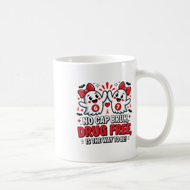 Mug 67 Six Seven Fantôme - Sans Capot Bruh Sans Drogue (Droite)