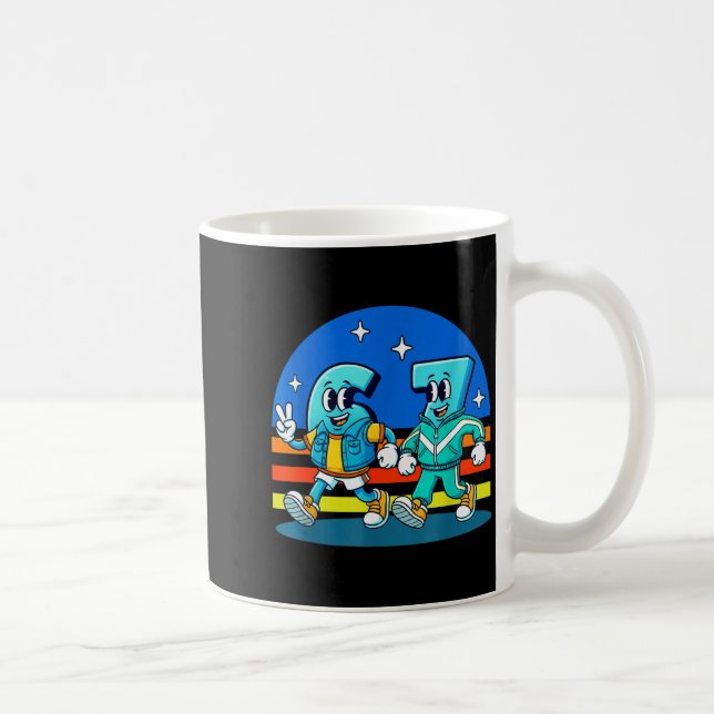 Mug 67 Six Seven Fun Meme Funny Design Kids School  (Droite)