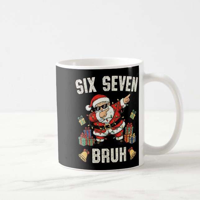 Mug 67 Six Seven Funny Christmas 6 7 Meme Santa Dabbin (Droite)