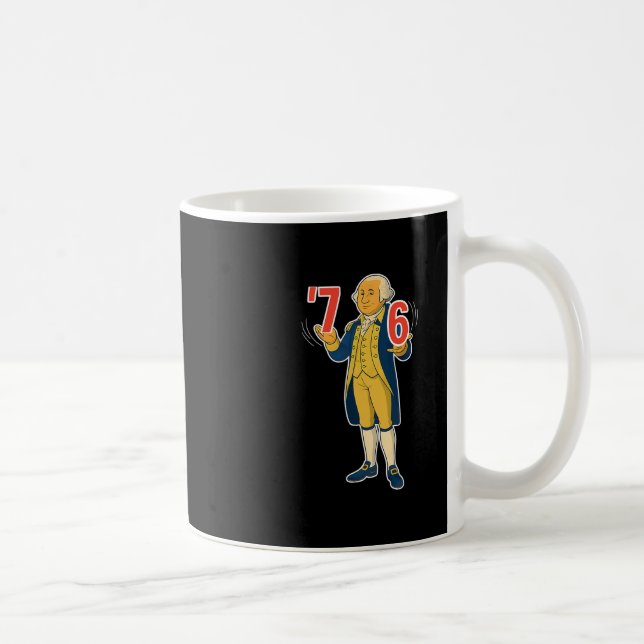 Mug 67 Six Seven Funny George Washington Meme  (Droite)