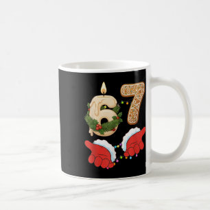 Mug 67 Six Seven Mème Bougie de Noël Gingerbread Gen