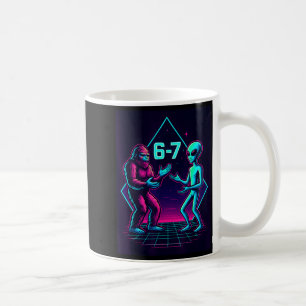 Mug 67 Six Seven Mème Drôle Bigfoot Alien Sasquatch Uf