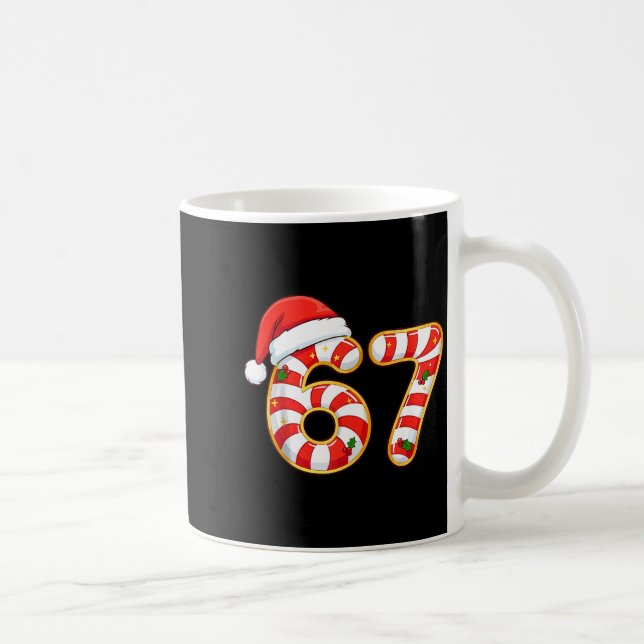 Mug 67 Six Seven Meme Gen Alpha Slang Funny Christmas  (Droite)