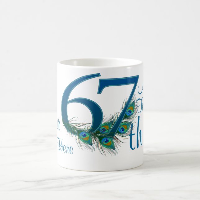 Mug # 67 - soixante-septième anniversaire de mariage (Centre)