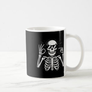 Mug 67 Squelette Six Sept Halloween 