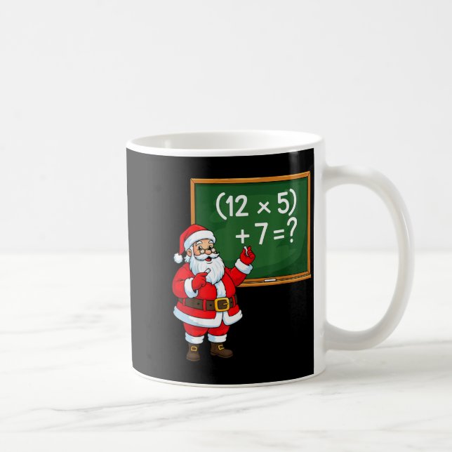 Mug 67 Teacher Christmas Santa Six Seven Meme Brainrot (Droite)